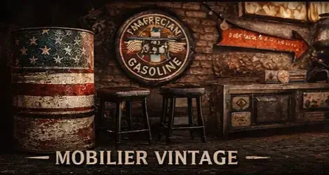 MOBILIER VINTAGE - AMERICAN IRON - Authentic US Imports