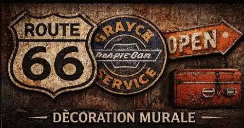 DECORATION MURALE - AMERICAN IRON - Authentic US Imports