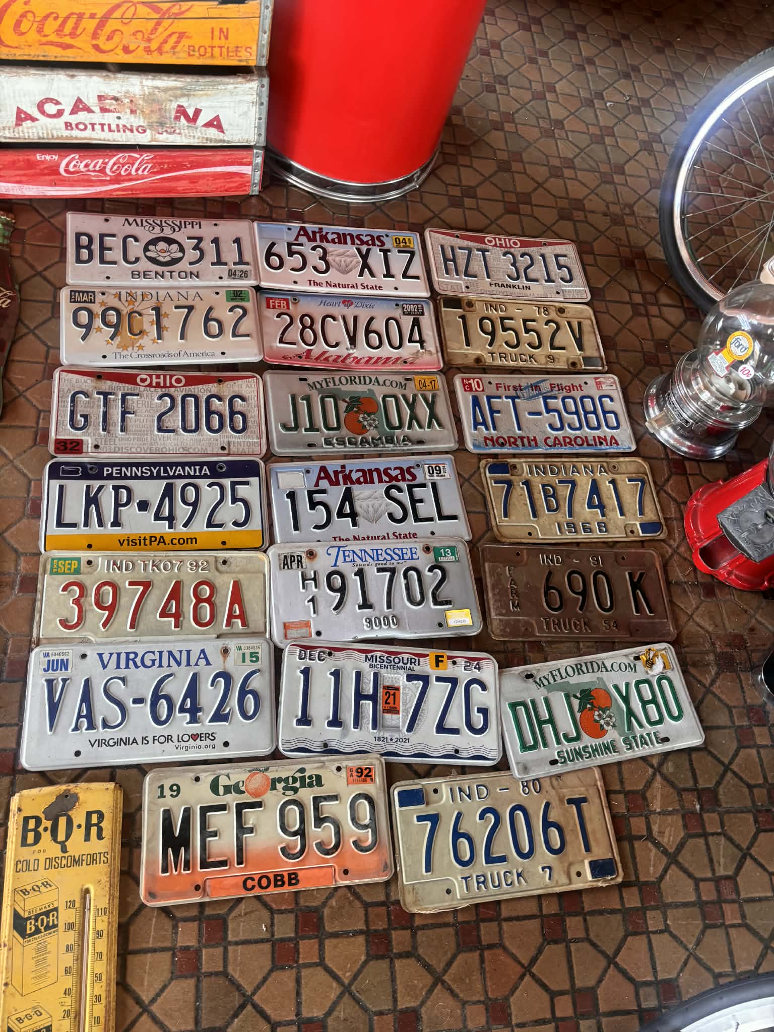 Plaque d'immatriculation des ETATS-UNIS AMERICAN IRON - Authentic US Imports